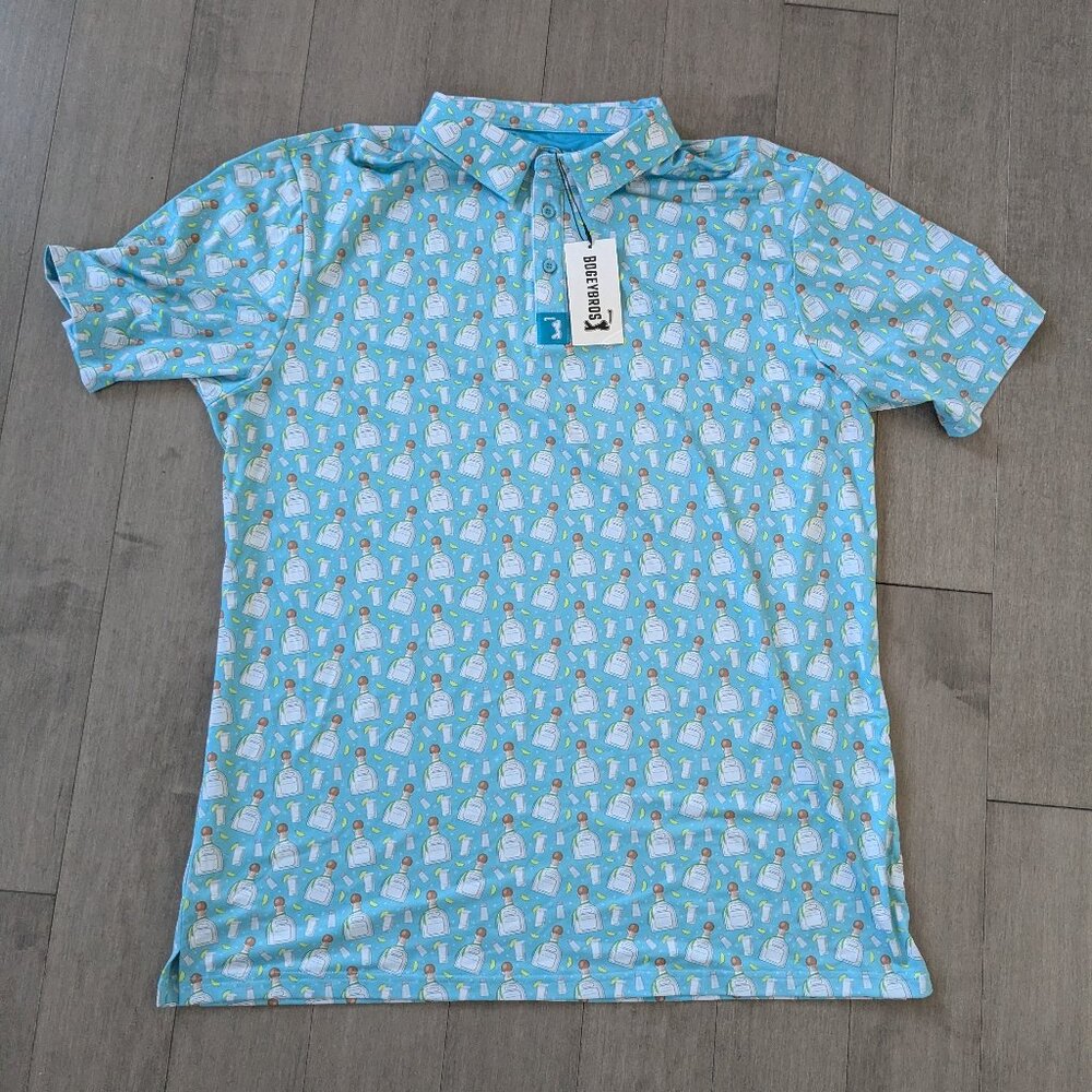NWT Patron Tequila Bogey Bros Polo Shirt